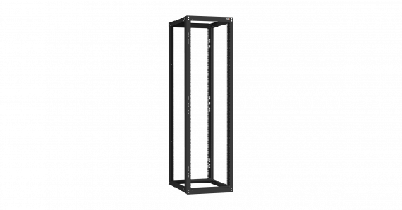 Фотография товара 'TLK TRK-425510-R-BK Монтажная стойка двухрамная раздвижная 19", 42U, Ш550xВ1995xГ(600-1000) мм'