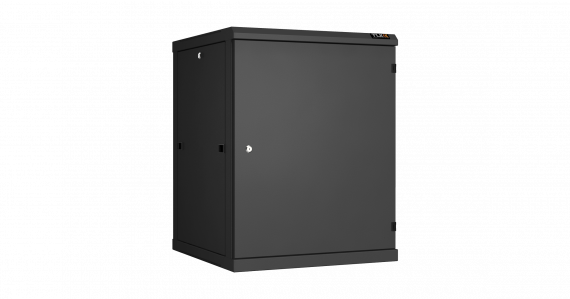 Фотография товара 'TLK TWC-156060-R-M-BK Настенный разборный шкаф 19", 15U, металлическая дверь, Ш600хВ770хГ600мм'