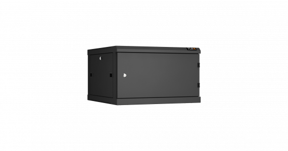 Фотография товара 'TLK TWC-066060-R-M-BK Настенный разборный шкаф 19", 6U, металлическая дверь, Ш600хВ370хГ600мм'