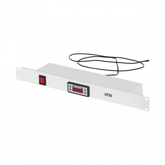 Фотография товара 'TLK TLK-TERM-GY Панель с терморегулятором и датчиком, 19", 1U, Г90мм'