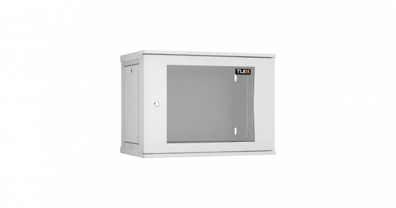 Фотография товара 'TLK TWI-096035-R-G-GY Настенный разборный шкаф 19", 9U, стеклянная дверь, Ш600хВ436хГ350мм'