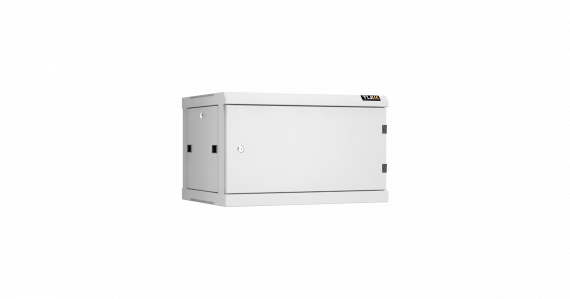 Фотография товара 'TLK TWC-066045-R-M-GY Настенный разборный шкаф 19", 6U, металлическая дверь, Ш600хВ370хГ450мм'