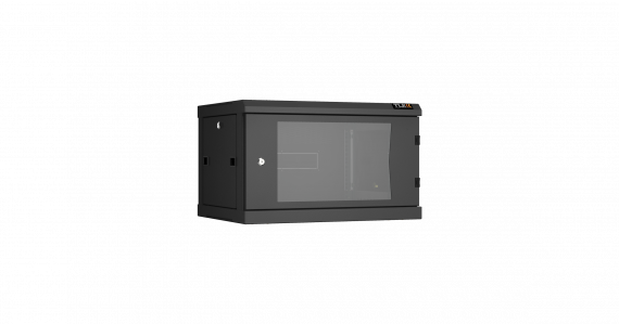 Фотография товара 'TLK TWC-066045-R-G-BK Настенный разборный шкаф 19", 6U, стеклянная дверь, Ш600хВ370хГ450мм'