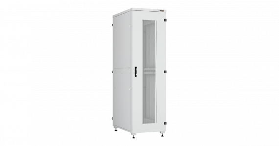 Фотография товара 'TLK TFI-426010-PHPH-R-GY Напольный шкаф серии Lite II 19", 42U, перфорированные передняя и задняя двери'